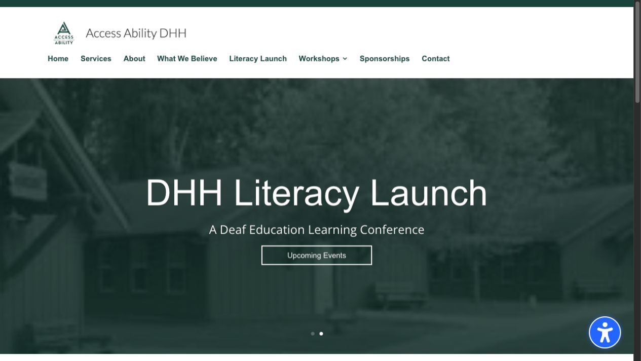 Access Ability DHH homepage