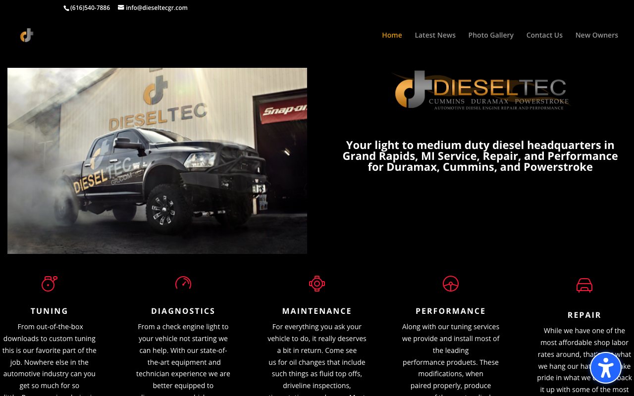 DieselTec homepage