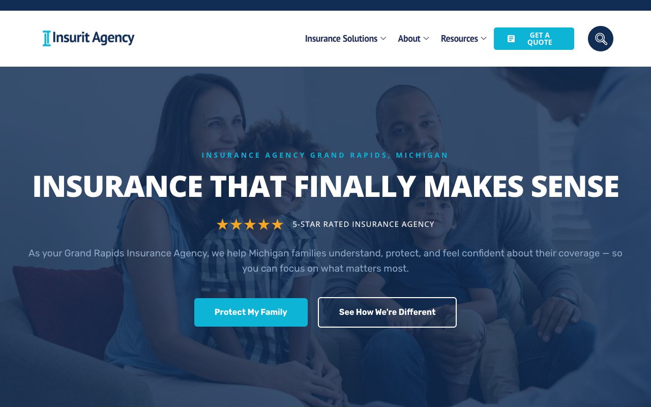 Insurit Agency homepage