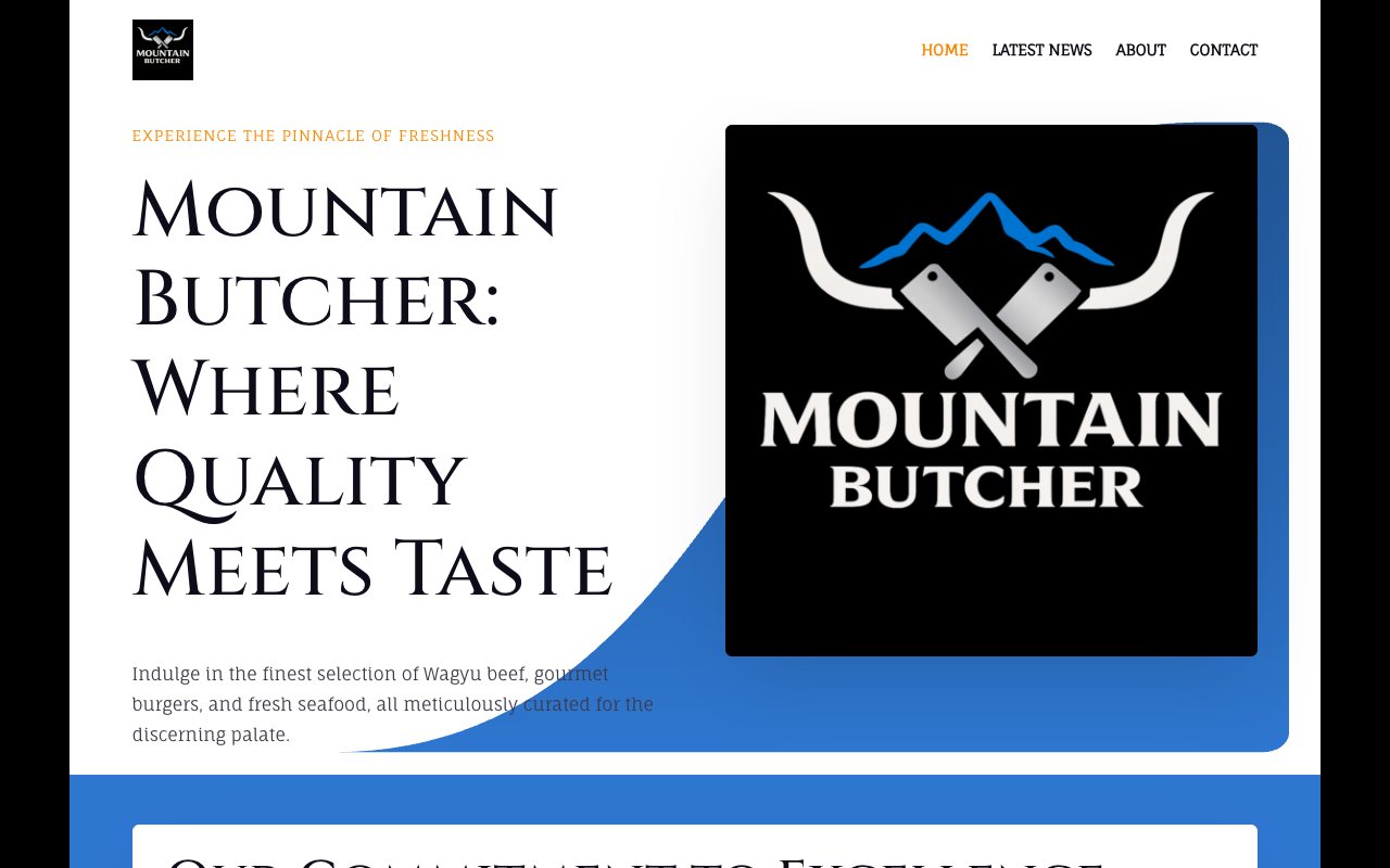 Mountain Butcher homepage