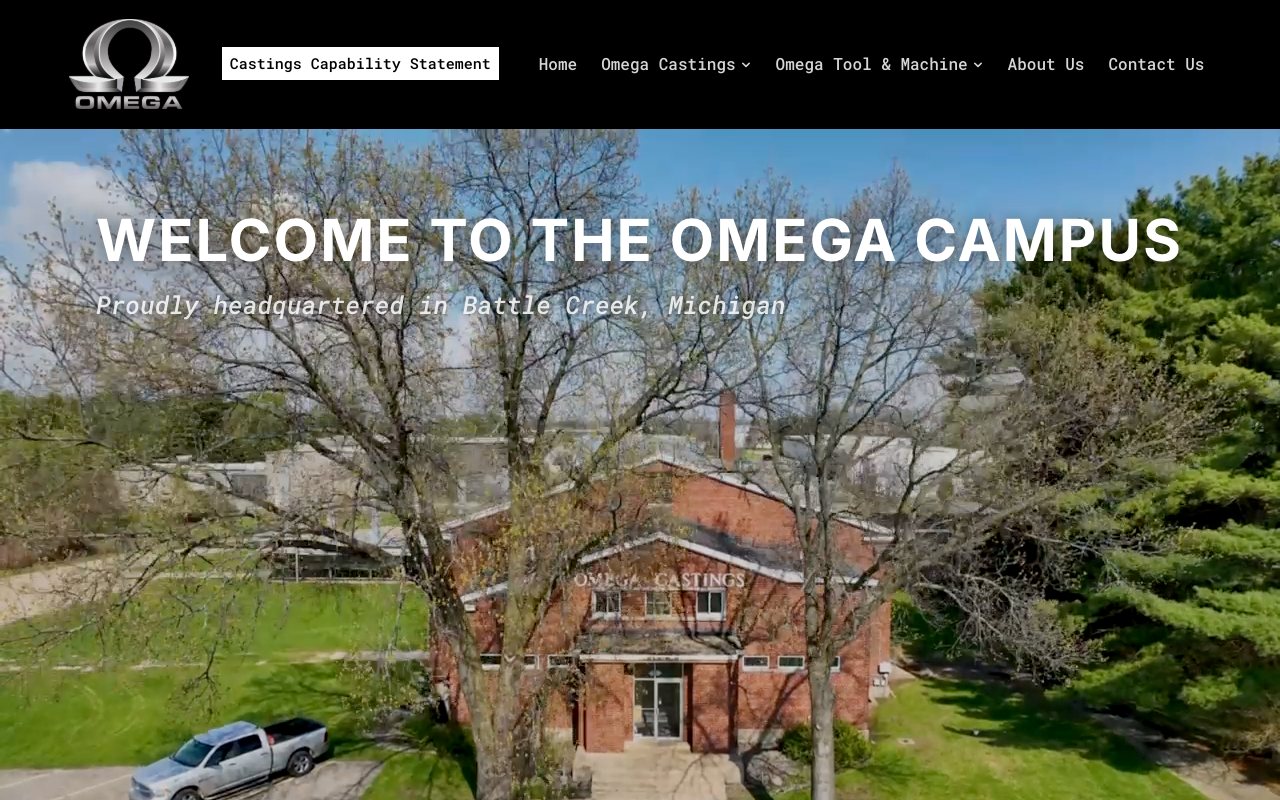 Omega Corporation homepage