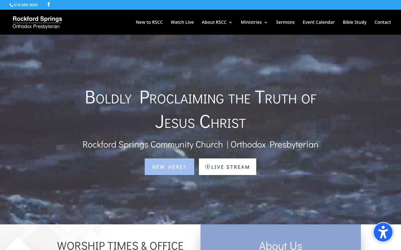 Rockford Springs Community Church homepage